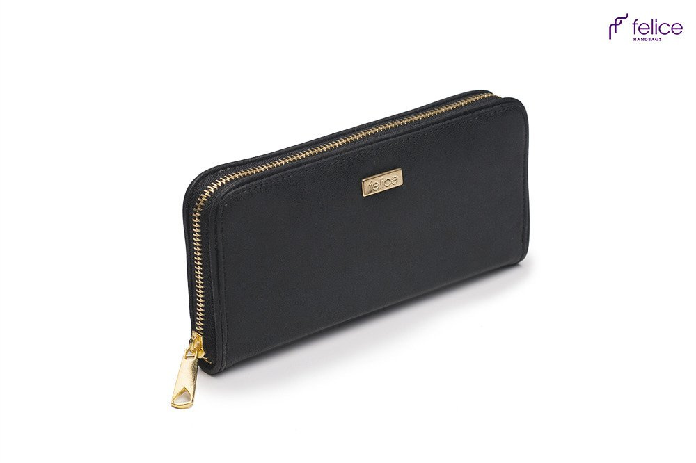 Elegant Women&#39;s wallet P03 black dubai - online wholesale platform Merlitz