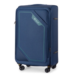 Large soft luggage L 26'' Solier STL2240  navy-green