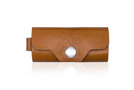 Leather men's key holder SOLIER SA11 CAMEL