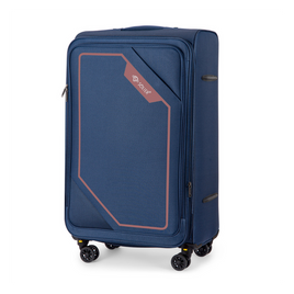 Medium soft luggage M 23'' Solier STL2240 navy-brown