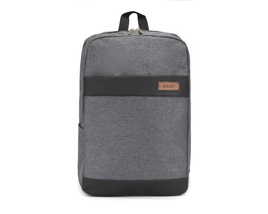 Men's urban backpack for laptop Solier SV11 grey