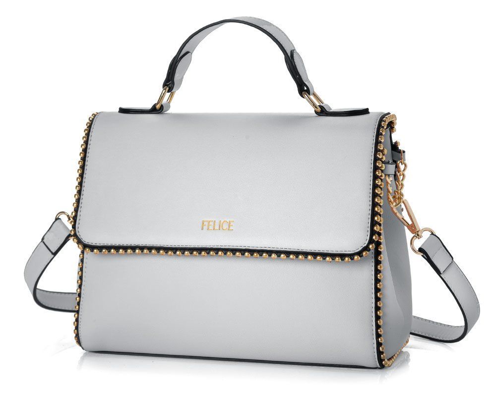 grey crossbody bag