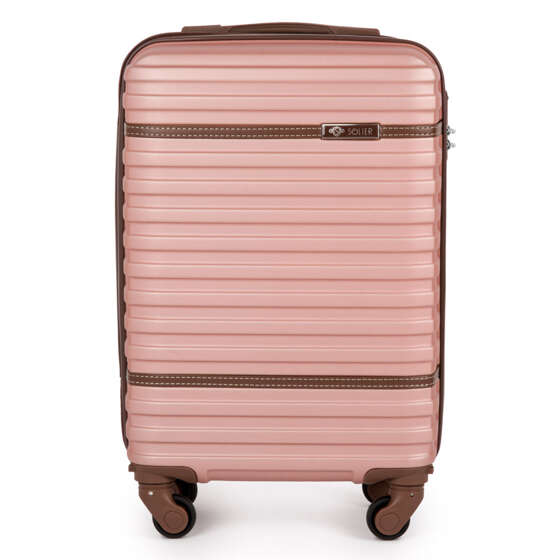 Cabin luggage ABS 55x37x24cm STL957 pink