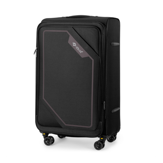 Medium soft luggage M 23'' Solier STL2240 black-brown