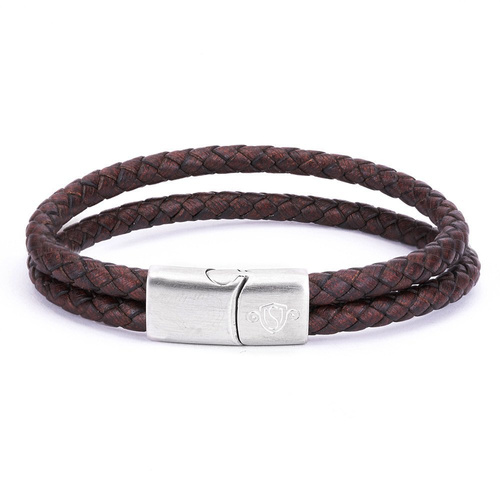 Men's leather bracelet Solier SA33