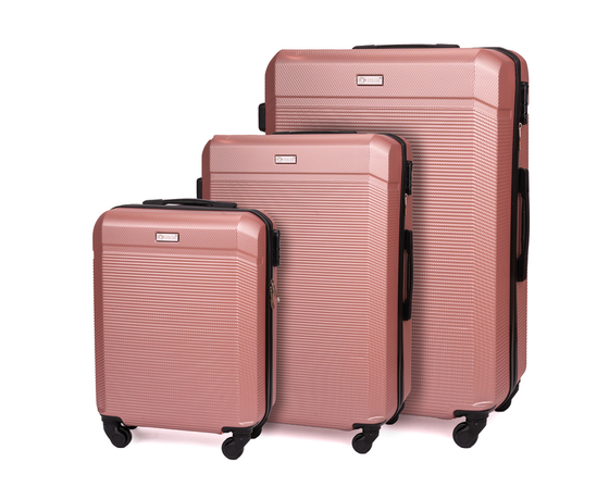 SUITCASE SET | STL945 ABS POWDER PINK