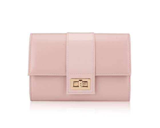 Women's Clutch bag Felice F25 powder pink