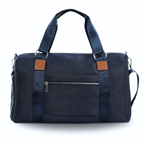 Nylonowa torba podróżna damska weekendowa Solier FB51 Rimma granatowa