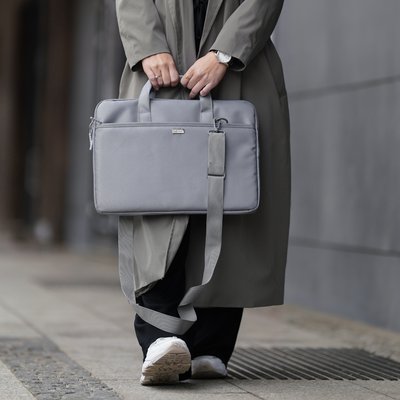 Torba na laptopa materiałowa Solier SM01 Venga różowa