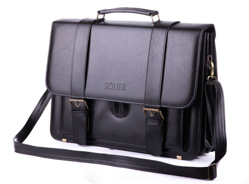 MEN'S SHOULDER BAG SOLIER S28 PRESTON BLACK