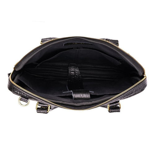 Skórzana torba na laptopa 13,3'' FL26 Alcamo czarna