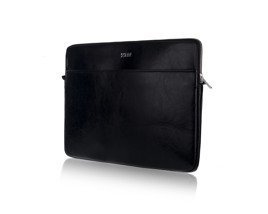 Genuine leather laptop case 13' Solier Black