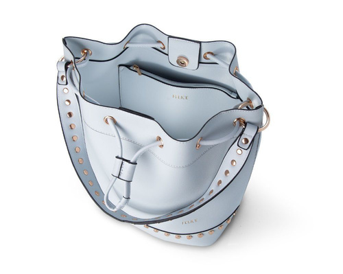 Women's shopper bag Felice FB40 light blue