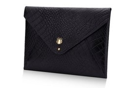 Genuine leather women's laptop case 13,3' SA25 Asti Black Snake