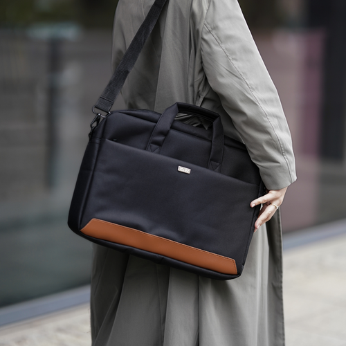 Torba na laptop 15,6" materiałowa Solier SM03 Darwen czarna