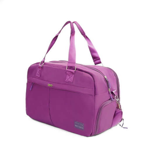 Materiałowa torba podróżna Solier SM04 VEA Fioletowy