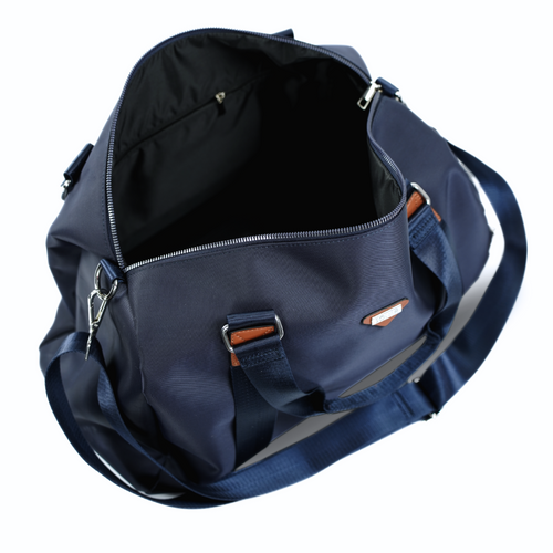 Nylonowa torba podróżna damska weekendowa Solier FB51 Rimma granatowa