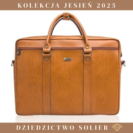 Cogniac leather shoulder laptop bag KILBRIDGE