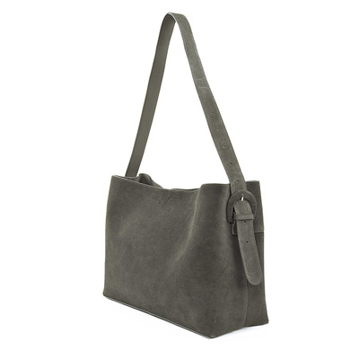 Torba weekendowa podróżna skórzana Solier SL39 Astrin czarna 