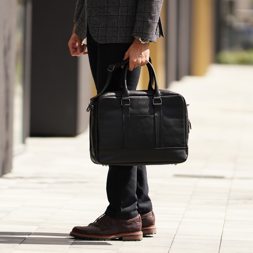 Elegancka skórzana męska torba ramię Solier ABERDEEN SL02