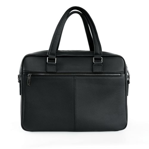 Skórzana torba męska na laptopa 15" i dokumenty Solier SL41 Lorien czarna