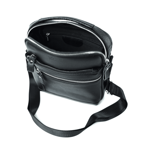 Mała torba listonoszka skórzana SL35 MOSS