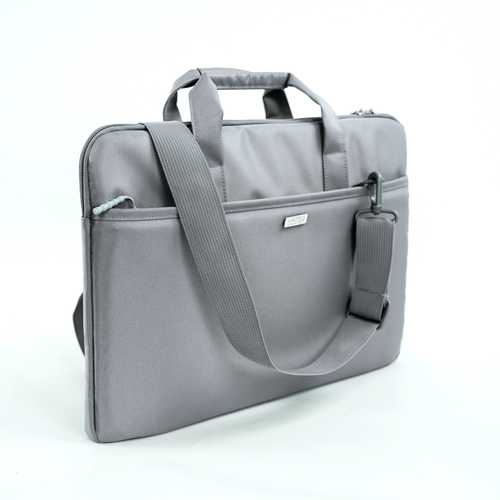 Torba na laptopa 15,6" materiałowa Solier SM01 Venga szara