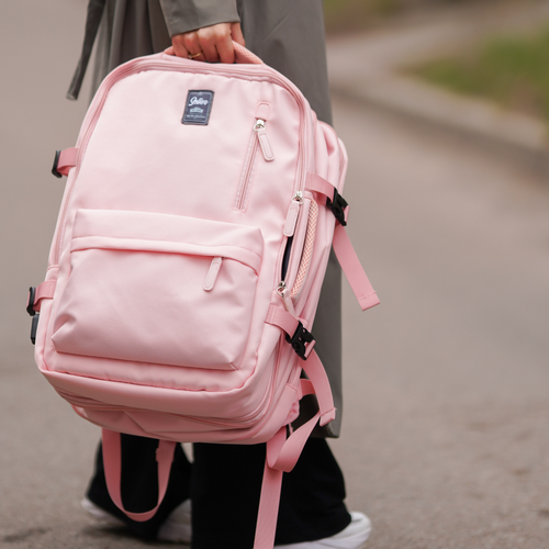 Plecak podróżny do samolotu Ryanair Wizzair lekki FV06 Noa różowy