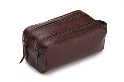 Elegant leather men's beauty bag SOLIER SZETLAND