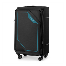 Medium soft luggage M 23'' Solier STL2240 black-green