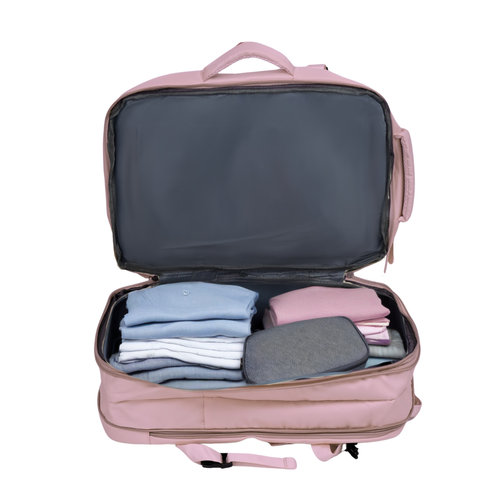 Plecak podróżny do samolotu Ryanair Wizzair lekki FV06 Noa różowy