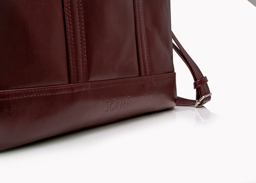 Elegancka skórzana męska torba ramię Solier SL02 ABERDEEN