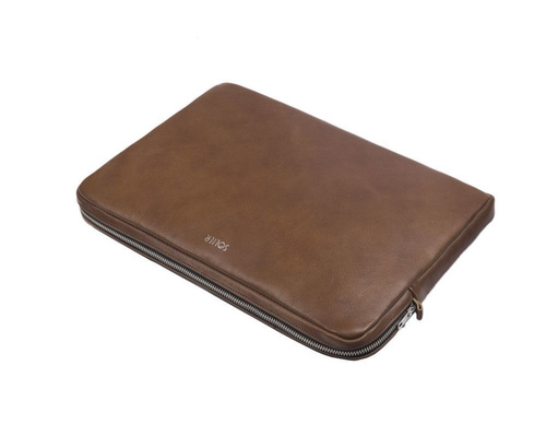 Skórzany pokrowiec na laptopa 15 cali Solier SA23A Brązowy
