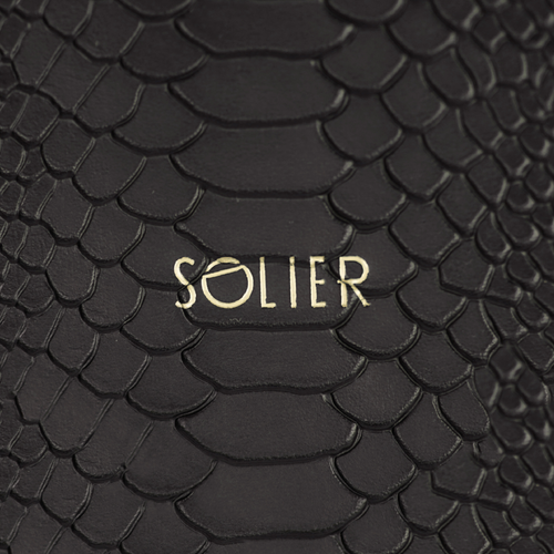 Genuine leather woman's laptop bag FL15 Positano dark grey