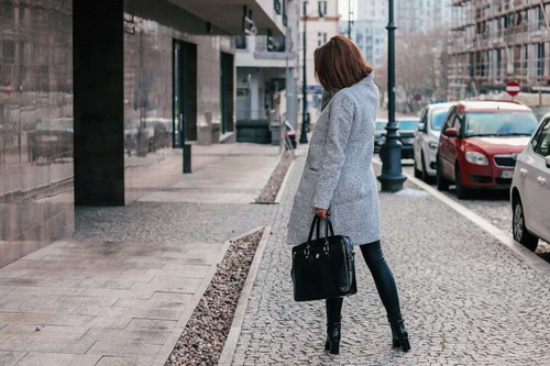Damska skórzana torba na laptopa Marina czerwona