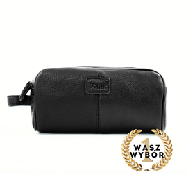 Elegant leather men's beauty bag SOLIER SZETLAND