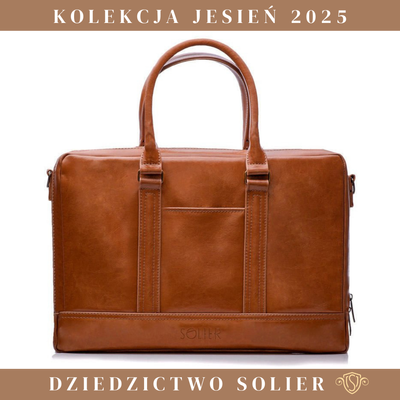 Elegancka skórzana męska torba ramię Solier SL02 ABERDEEN