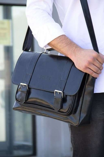 TORBA MĘSKA NA RAMIĘ VINTAGE MESSENGER SOLIER S25 GALWAY