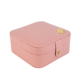 Personalizowana duża szkatułka na biżuterię - róż