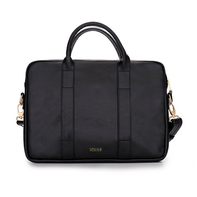 Elegant shoulder laptop bag Felice Gold Dulce