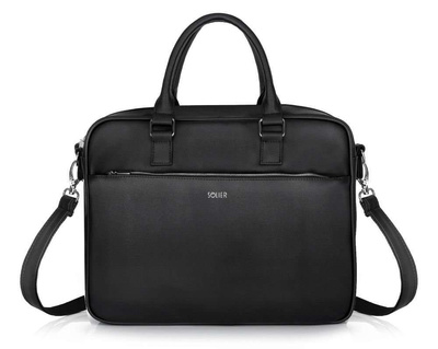 MEN'S SHOULDER BAG SOLIER S34 LONGFORD BLACK