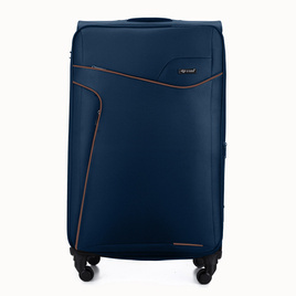 Medium soft luggage M Solier STL1651 navy-coffee