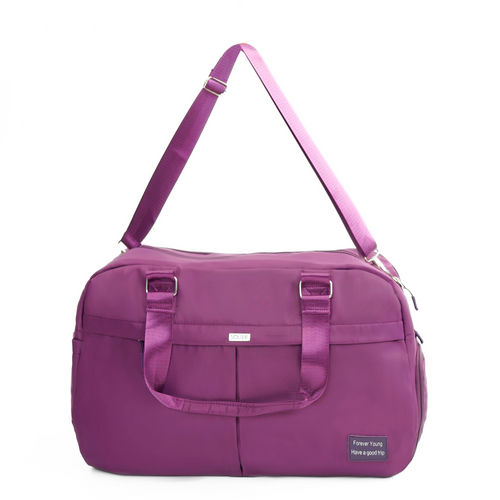 Materiałowa torba podróżna Solier SM04 VEA Fioletowy