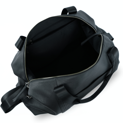 Skórzana torba weekendowa podróżna Solier SL39 Veran czarna