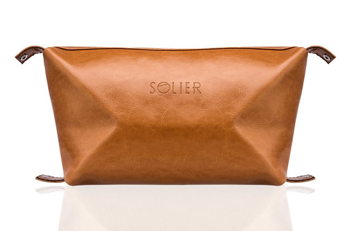 Elegant leather men's beauty bag SOLIER PERTH