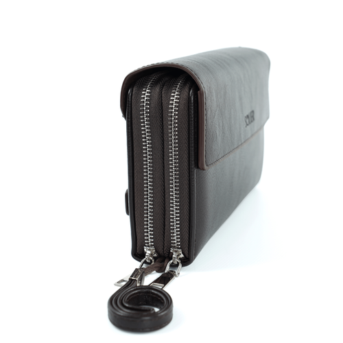 Portfel męski do ręki SW36 BROWN