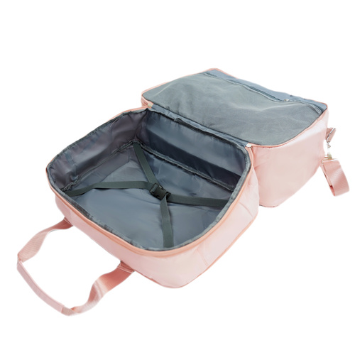 Materiałowa torba podróżna Solier SM04 VEA Jasny róż