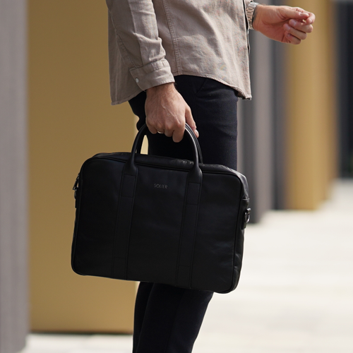 Skórzana męska torba na laptopa Solier SL20 EDYNBURG