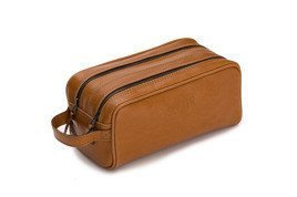 Elegant leather men's beauty bag SOLIER SZETLAND