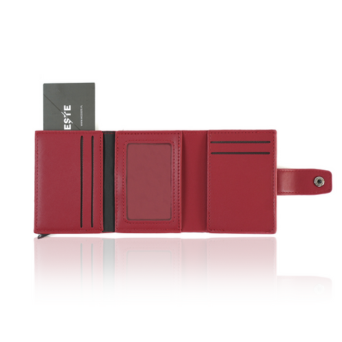 Portfel męski zapinany SW38 RED